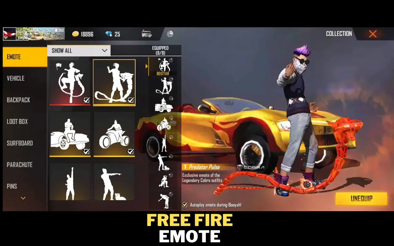 Best Free Fire emotes